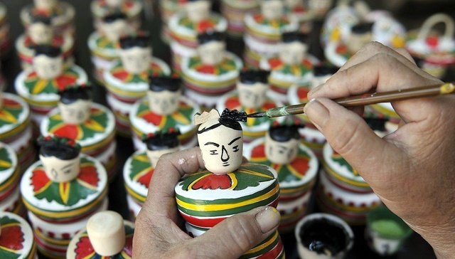 臨沂木旋 木頭旋出來的民俗技藝與現代廣告設計融合