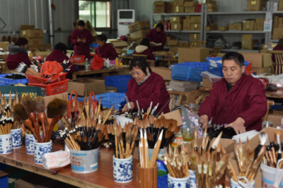 進賢文港 千年筆都迎春暉 兩千作坊復工忙