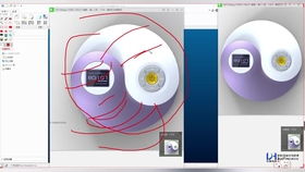 ProE Creo產品設計之耳機紋理 精準構建與廣告視覺呈現的融合藝術